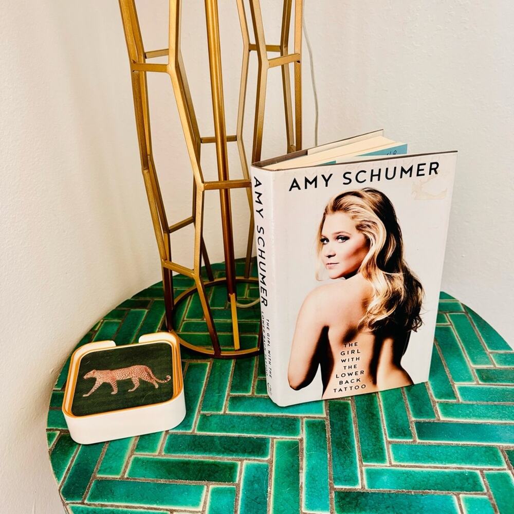 Girl Back Tattoo Amy Schumer White Black Hardcover Memoir Coffee Table Book
